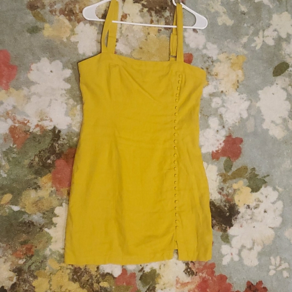 Yellow Mini Dress
